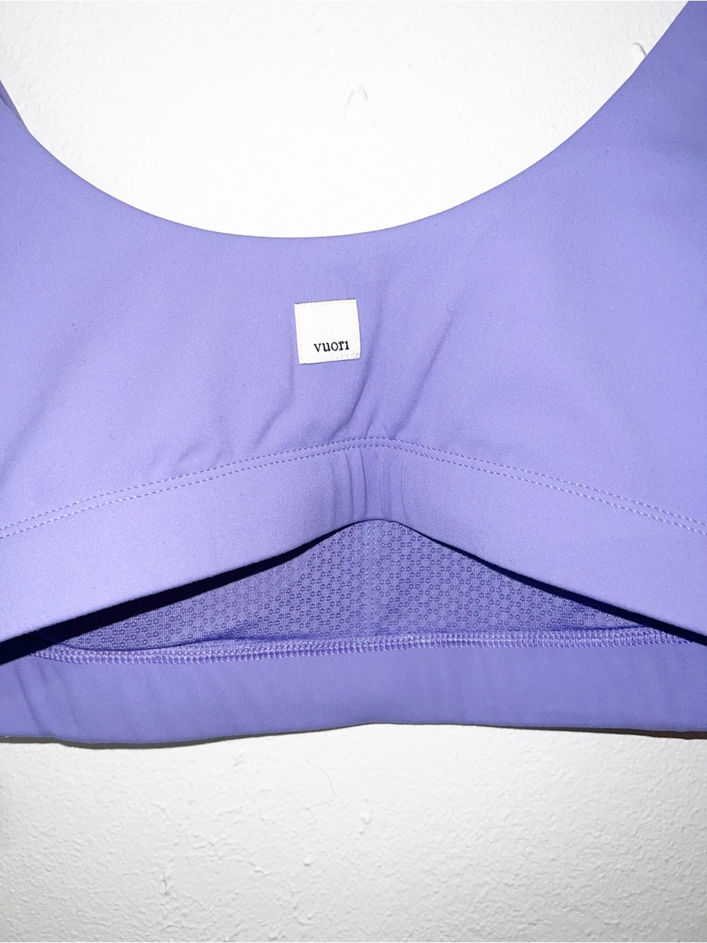 Vuori Lavender Scoop Ultra Violet Seamless Light Support Daily Bra Sports Bra - Picture 7 of 11